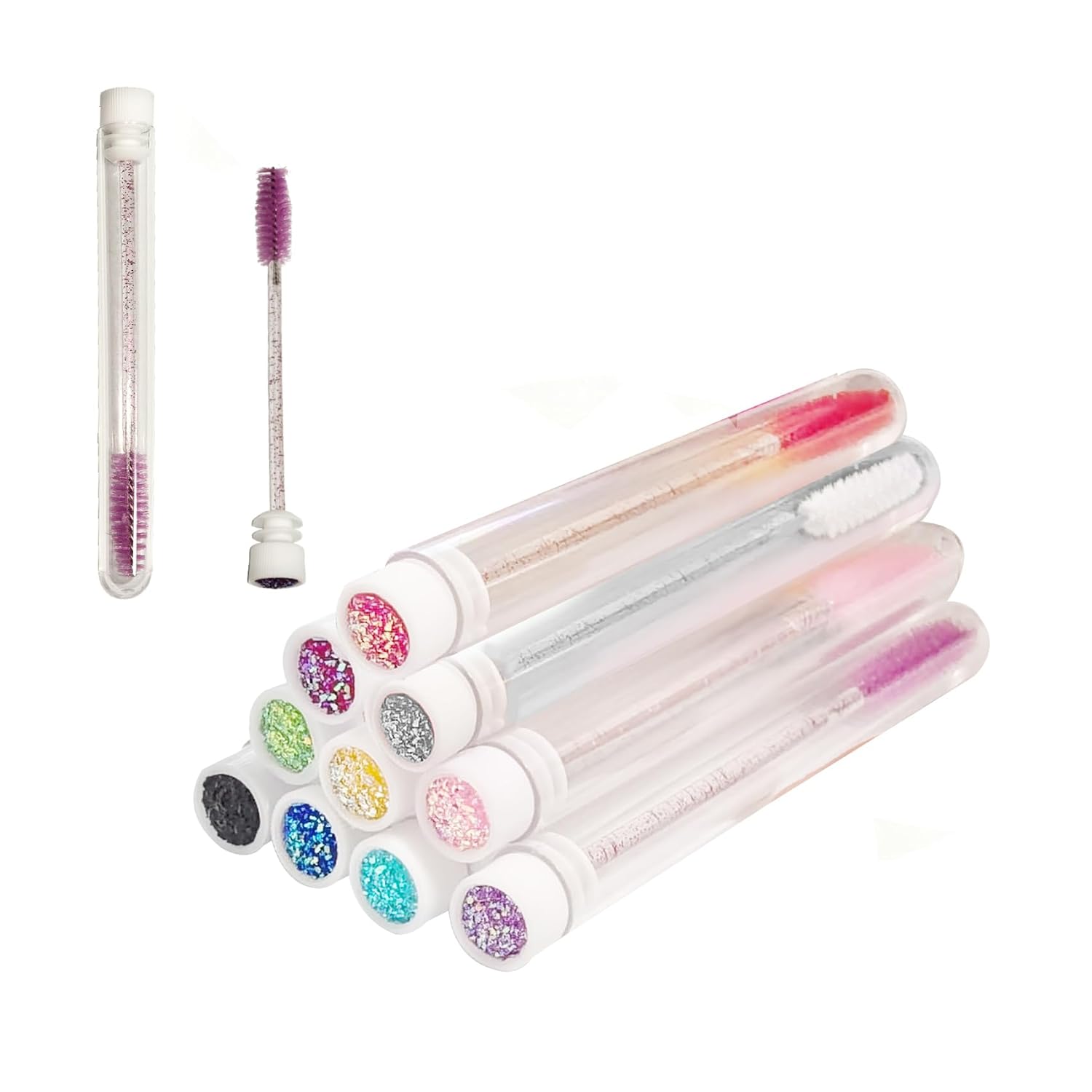 10 Pack Disposable Eyelash Brush Set | Perfect for Extensions