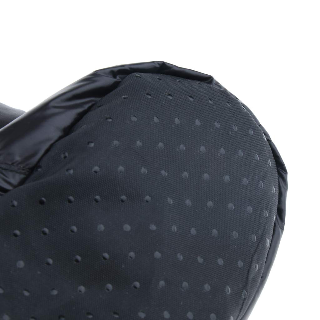 Weiße Gänsedaunen Hausschuhe Winter Warm Camping Zelt Fuß Booties Schwarz M