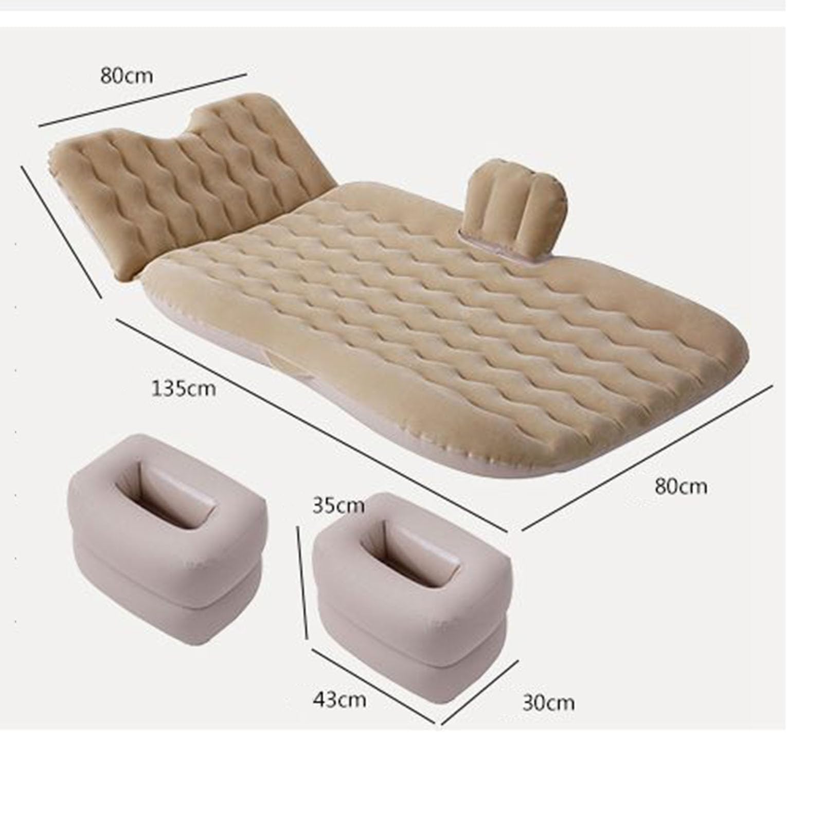Letto per Auto, per Ford Mustang Coupe (S197) 5. Gen 2009-2025 Materasso Gonfiabile per Sedile Posteriore dell'auto, Materasso ad Aria Auto, Letto a Pelo Auto,A