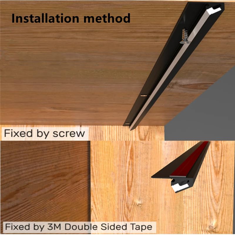 Perfil lineal de aluminio para LED 45 grados 50cm miniatura 5