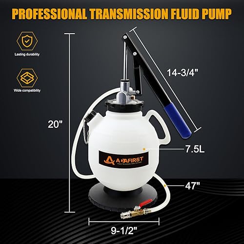Miniatura 2 de Bomba de fluido de transmisión automática, kit de herramientas de recarga ATF, sistema de llenado de transferencia de aceite manual de 7.5 litros