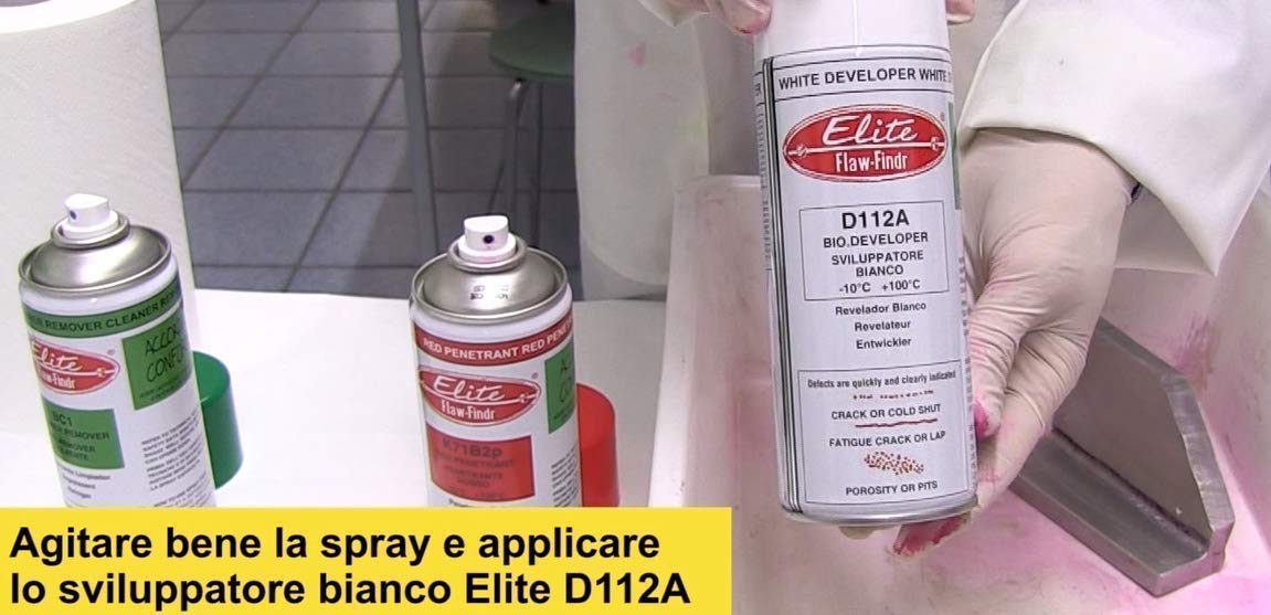 LIQUIDO PENETRANTE, PULITORE, RILEVATORE per CRICCHE e altri DIFETTI su SALDATURE e su Tutti i Materiali - Bombole Spray 400 ml - Il Kit per Iniziare COMPLETO