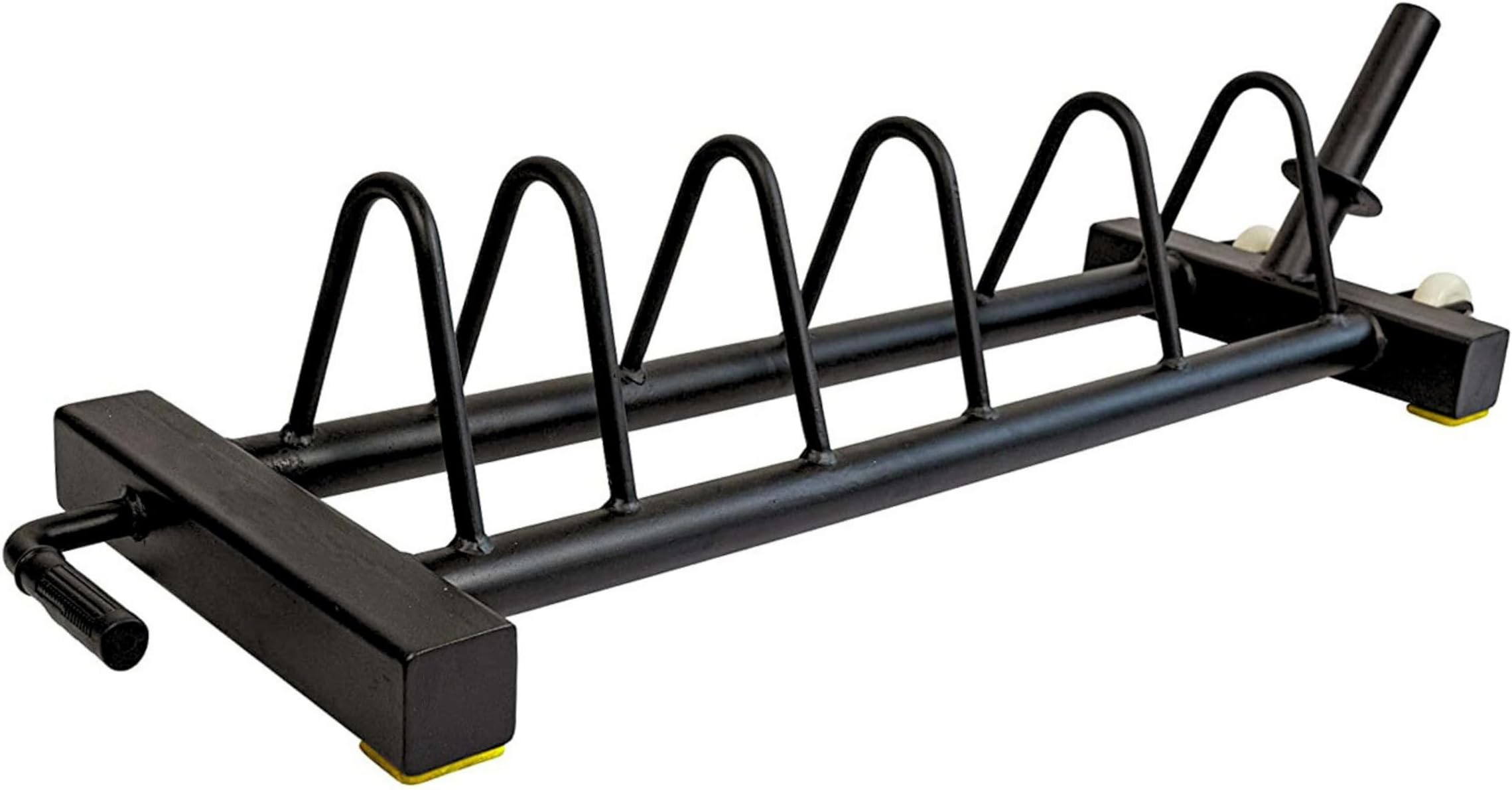 Bumper Cart for 180 to 250KG Weight Plates Storage Portable Steel Rack Stand of Home & Commercial Gym