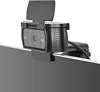 Vista 2 de imluckies Funda para cámara web Logitech C920/ C920x/ C930e/ C922x/C922 HD Pro Stream Webcam, antimiradas físicas, cubierta de obturador