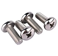 Vista 1 de Tornillo Phillips de cabeza plana de 1/4-20 x 1-1/2 pulgadas, 20 unidades, acero inoxidable 304 18-8, rosca completa