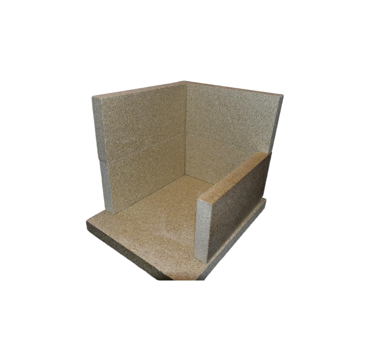 The Stove Wizard Tablero de fuego de ladrillo refractario, a prueba de calor, vermiculita, 1 ladrillo, 193 mm x 303 mm x 25 mm