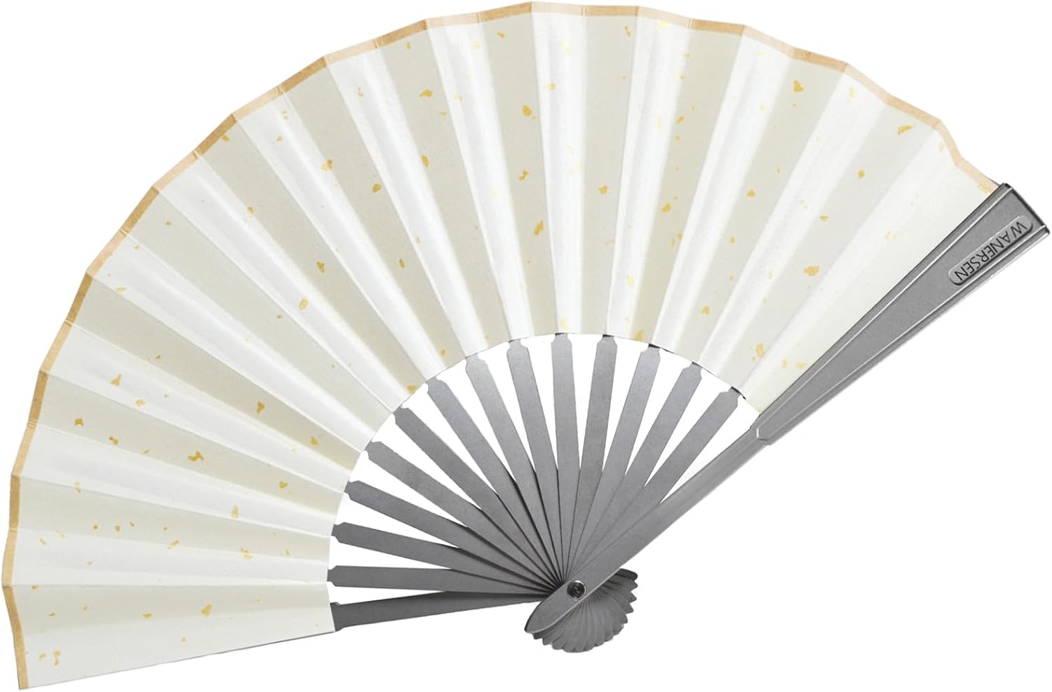 Titanium Folding Fan Lightweight EDC Pocket Chinese Kung Fu Fan with Window Breaking Design (STRIKE Black)