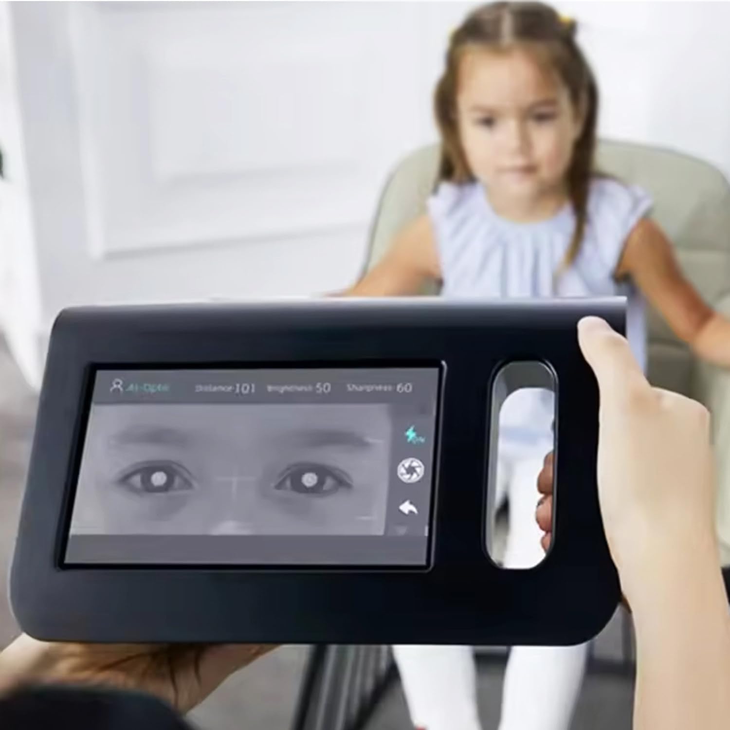 Generico Screener Portatile oftalmico ad Alta precisione con Touch Screen LCD 7 Pollici, misurazione Rapida 3s, Ideale per diagnosi Veloce e Professionale