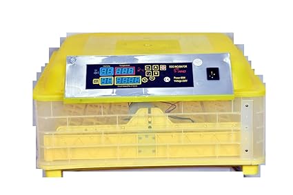 TM&W Mini Egg -220V, 12v M: New Automatic Incubator, 48 Eggs Mini Incubator, Poultry Equipment Chicken, Duck, Goose, Bird Incubation Tools - Yellow