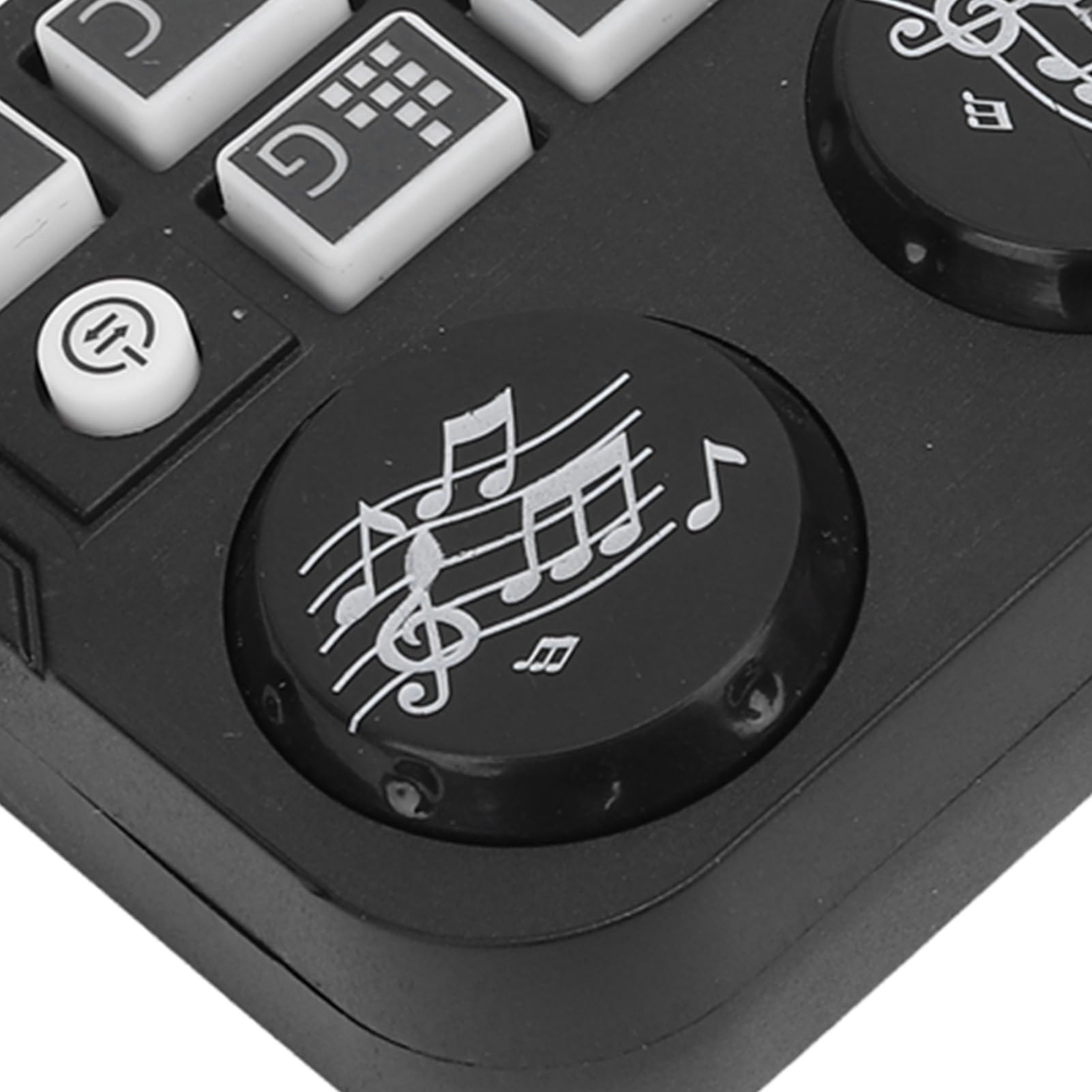 SIXRUN Mini Lecteur de Disque DJ Portatif de Poche avec Lumières Colorées, Mode Lecture Automatique et Manuel pour Divertissement Musical, Accessoire Élégant (BLACK)
