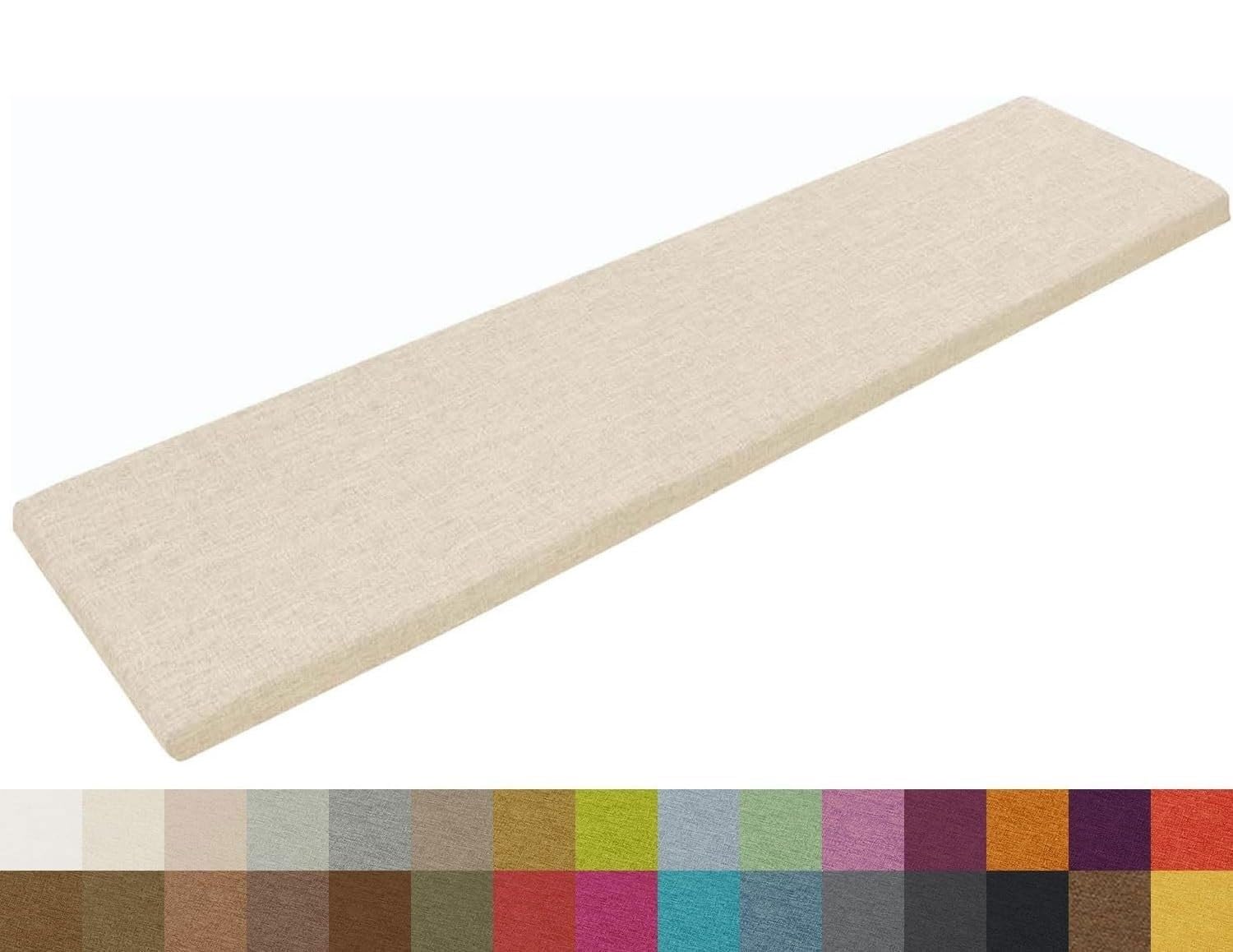 Coussins de banc de jardin extérieurs antidérapants 100 cm x 30 cm