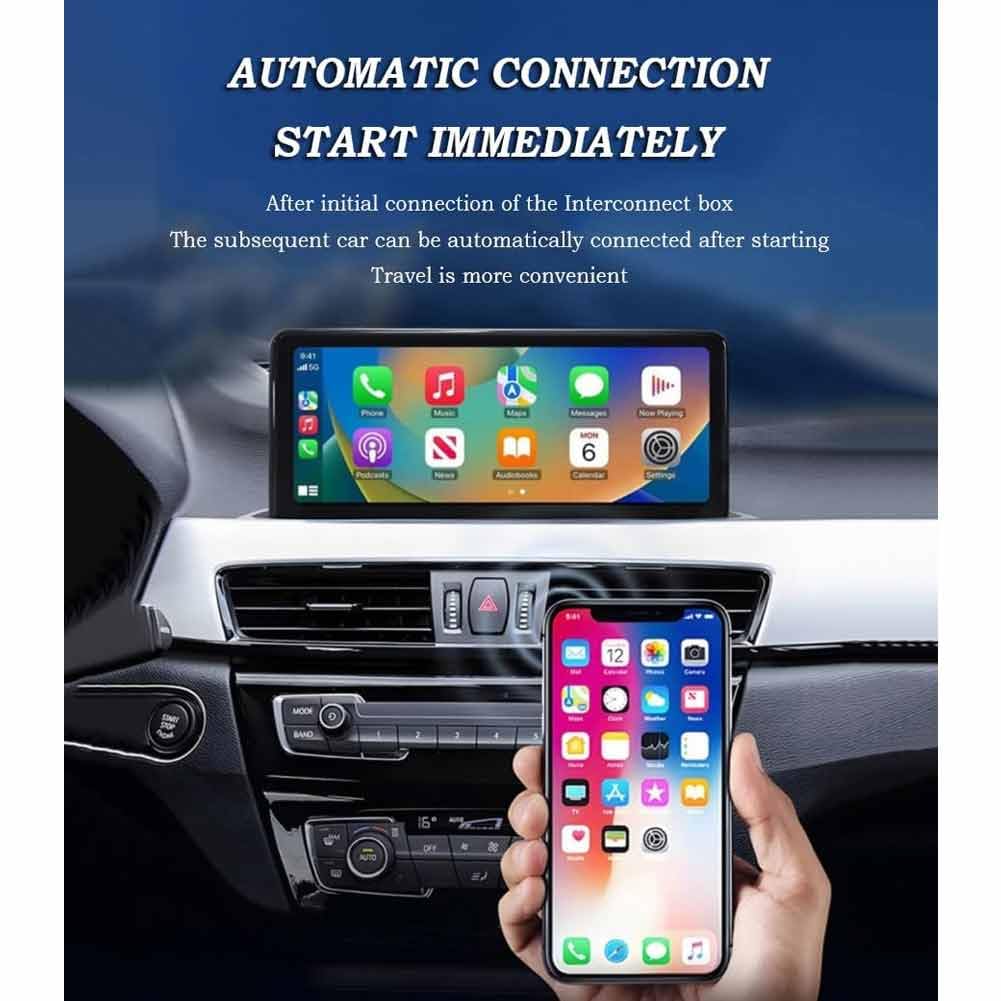 Adaptateur CarPlay sans Fil pour Citroen C3 2015 2016 2017, Dongle Android Auto sans Fil avec Bluetooth 5.1, Boitier Mini et Connexion Automatique Rapide,B/Grey