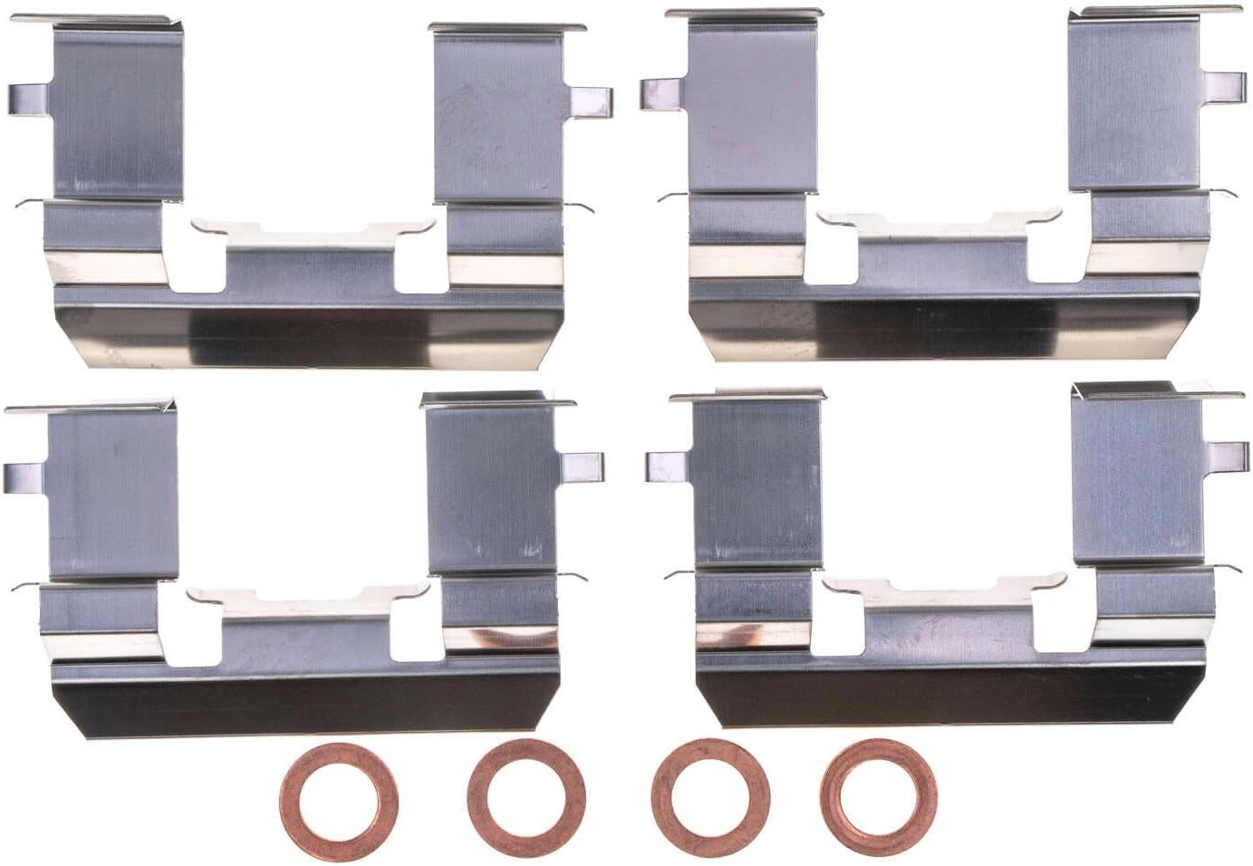 Power Stop S2584BLK Front Pair of High-Temp Black Powder Coated Calipers