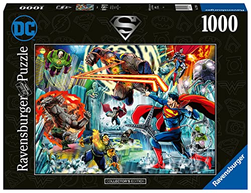 Ravensburger DC Collector's Edition Superman 1000 Piece Jigsaw Puzzles for Adults and Kids Age 12 Years Up
