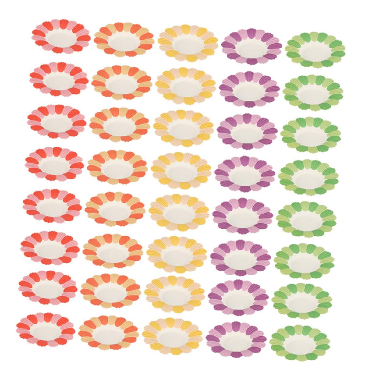 Hemobllo 500piezas Desechables Decorativos Para Cumpleaños Bodas Coloridos y Para Aperitivos y Snacks