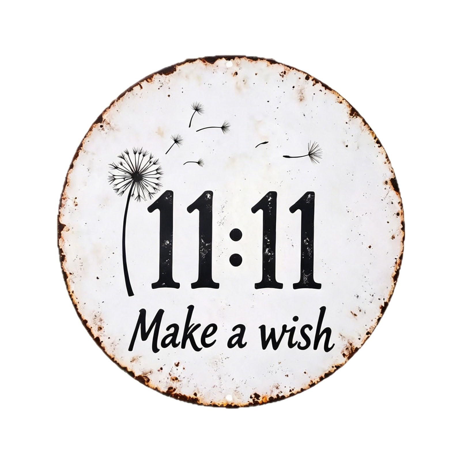 carotoe 11: 11 Make a Wishes Metal Tin Signs Rustics Farmhouse Wall Plaques Decorative Signs for Country Garage Home Decorations Rustics Farmhouse Wall Plaques