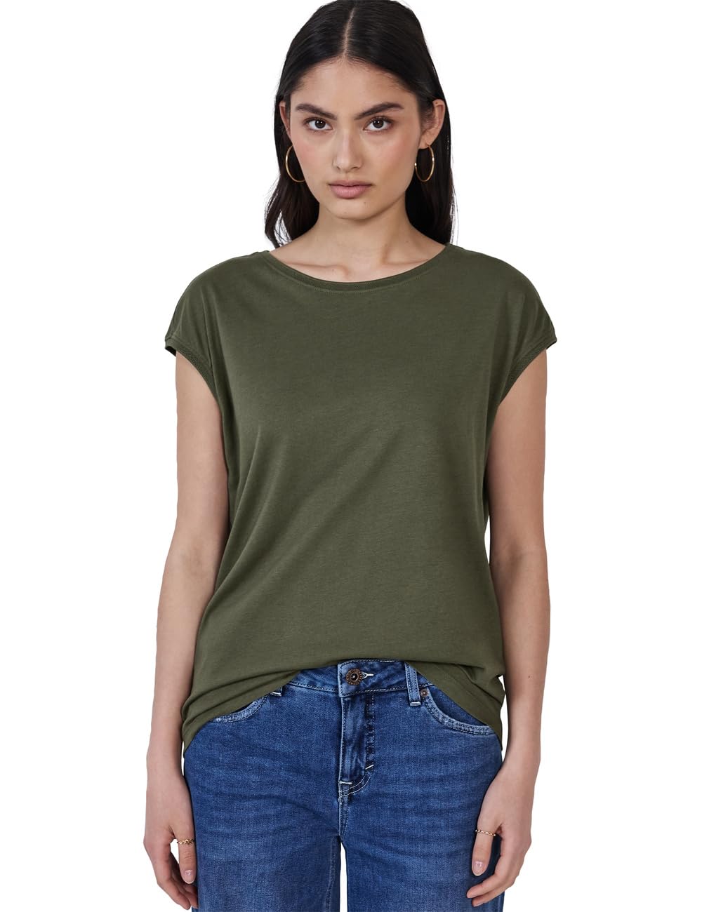 Damen Shirt in Unifarbe