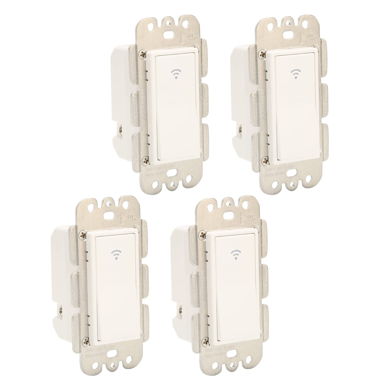 Controllo vocale WiFi Smart Switch da parete a 4 gang