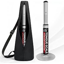FZZD Trailer Tongue Weight Scale, 2000 lbs Max Weight Capacity | 6.3" Wide Base, with Portable Storage Bag, for RV, Boat, Travel Trailers, Gray