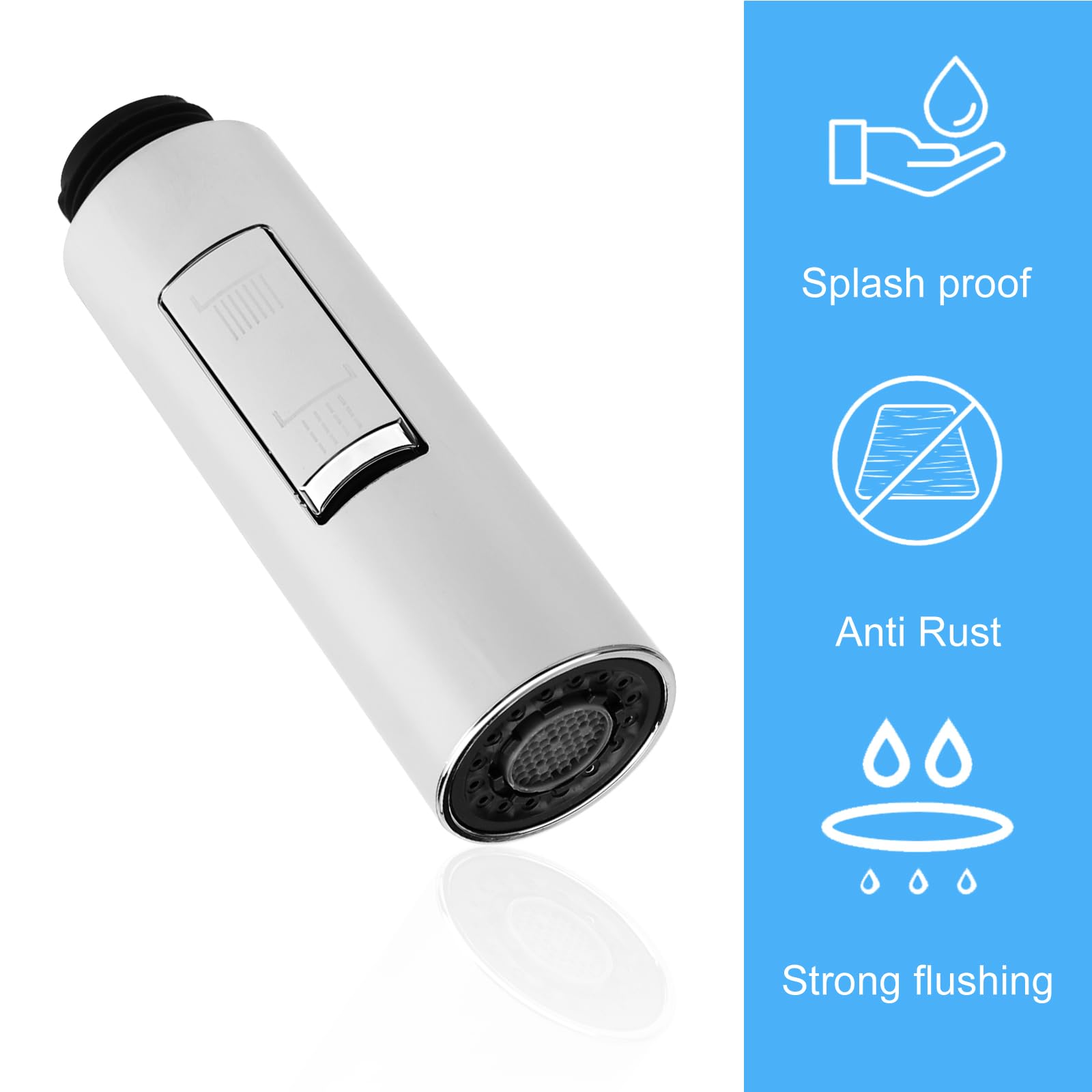 DAWRIS Aireador Grifo Cocina de 360° Giratorio Accesorio para Grifo de Cocina, dDucha de Mano Extraíble, Ahorro de Agua, Accesorio para Baño y Cocina