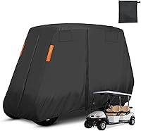 Vista 1 de 600D - Funda para carrito de golf de 4 + 2 plazas para 6 pasajeros, cubierta de carrito de golf para 4 pasajeros, techo extendido para 4 pasajeros