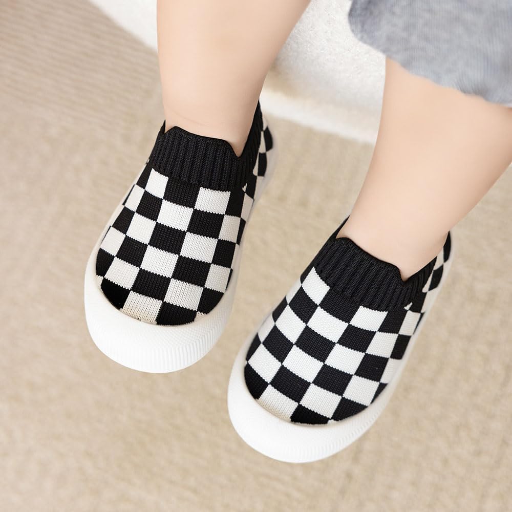 Baby Boys Girls Shoes, Infant Toddler First Walkers Sock Shoes, Unisex Lightweight Mesh Breathable Non Slip Soft Sole Sneakers