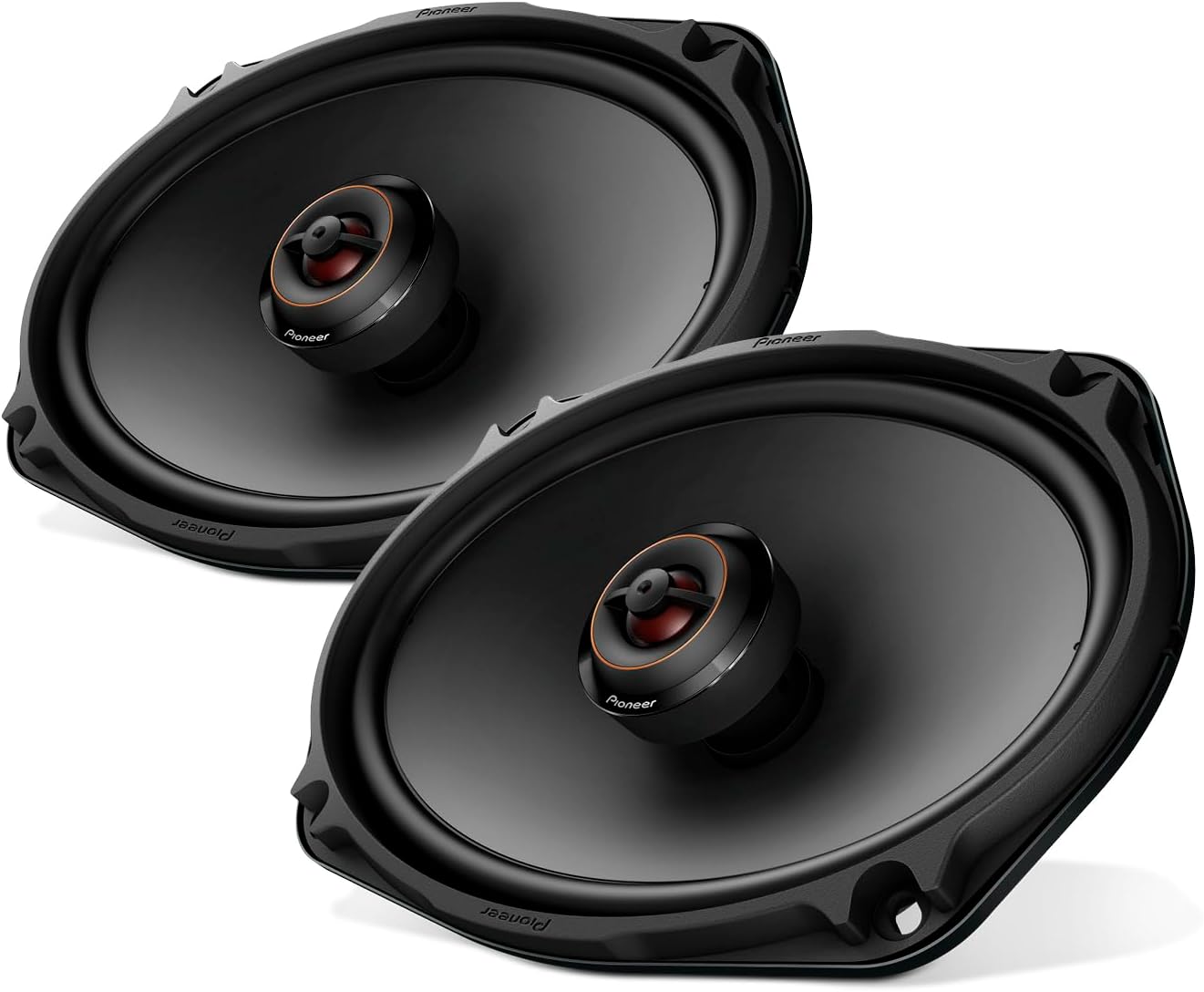 D-Series TS-D69F 6” x 9” 2-Way Speakers (Pair) – 330W Max, Balanced Sound + Smooth Treble, Ideal Factory Upgrade, Add an Amplifier for Even Better Performance