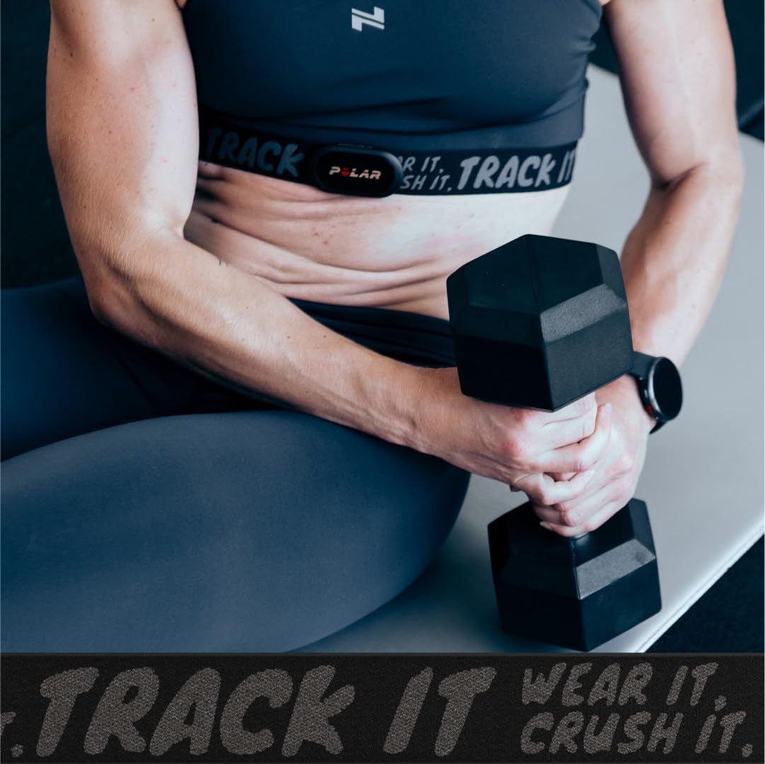 Polar H10 HF-Sensor – ANT+ & Bluetooth, EKG-Genauigkeit, HRV-Messung, Wasserdicht, maschinenwaschbarer Gurt, komfortabler Sitz, Akkus, kompatibel mit vielen Sportarten und Fitnessgeräten