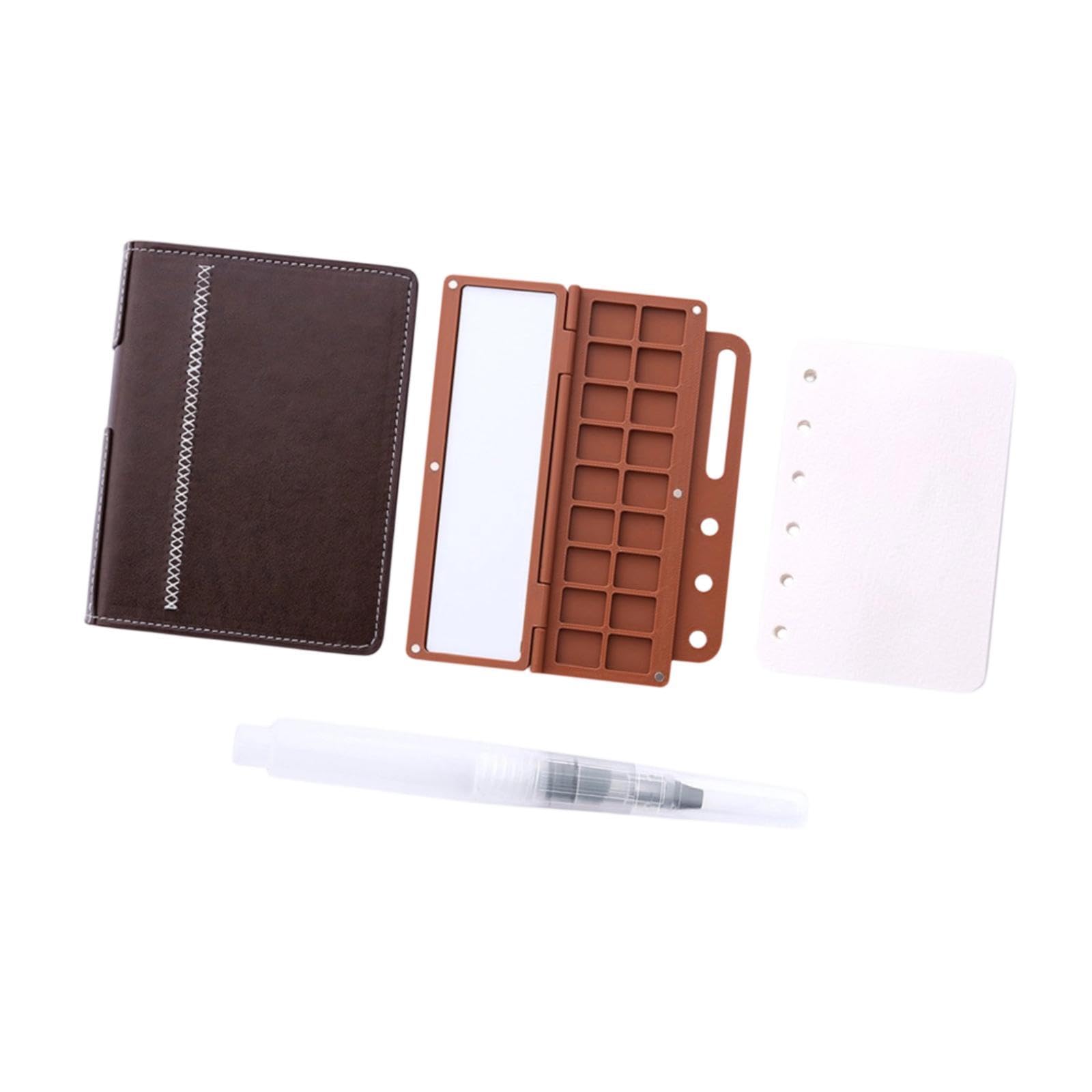 Watercolor Sketchbook Set Compatto Blocco Acquerello con Sciolti Quaderno Artista da Viaggio Accessori Pittura Portatili Design Versatile