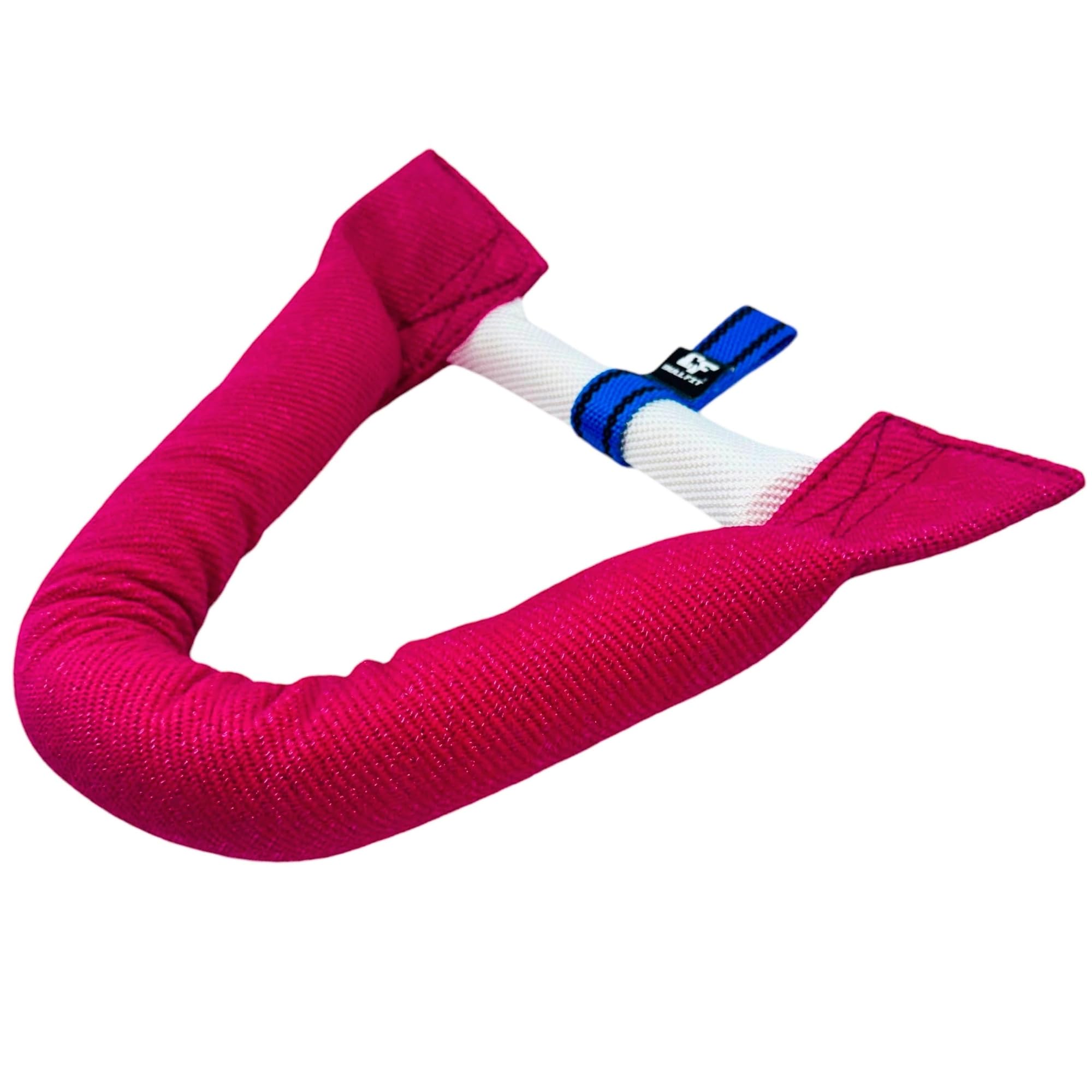 Bull Fit Manicotto per Cani a Ferro di Cavallo 30 cm, Salsicciotto Molto Robusto per I'addestramento dei Cani, per il Tiro alla Fune e per i Giochi di Tiro alla Fune, Rosa
