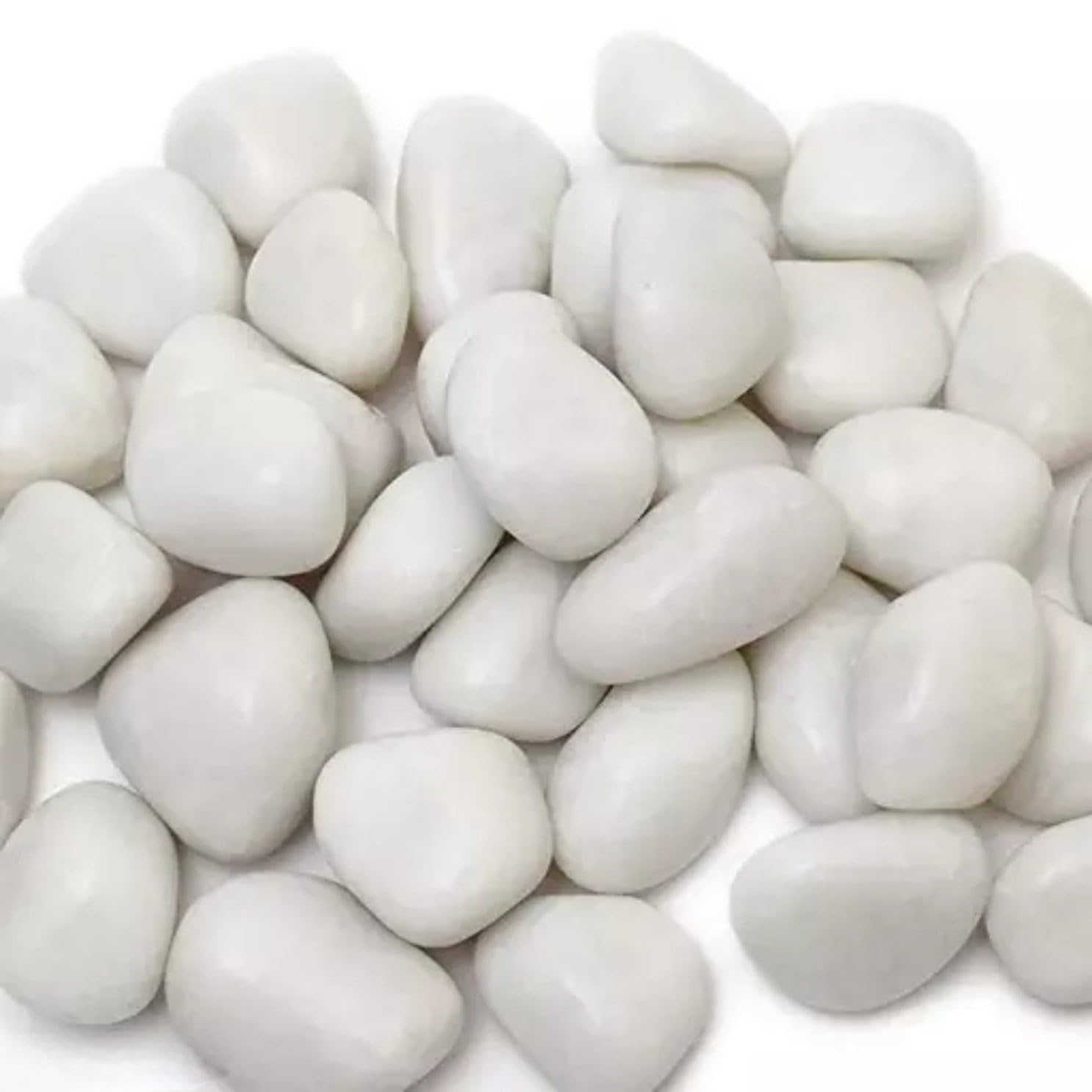 Hug A Plant | Polished White 2KG Pebble Stones for Home Decorative|Vase Fillers| Aquarium Fish Tank |Lawn|Multi-Purpose (B0CMR1DPV3) Amazon Price History, Amazon Price Tracker