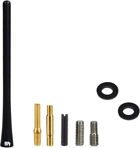 Miniatura 3 de ONE250 Antena de goma flexible de 7 pulgadas para Hyundai  Santa Fe (2000-2017), Tucson (2005-2017), Accent (2007-2017), Entourage, Veracruz, Kona