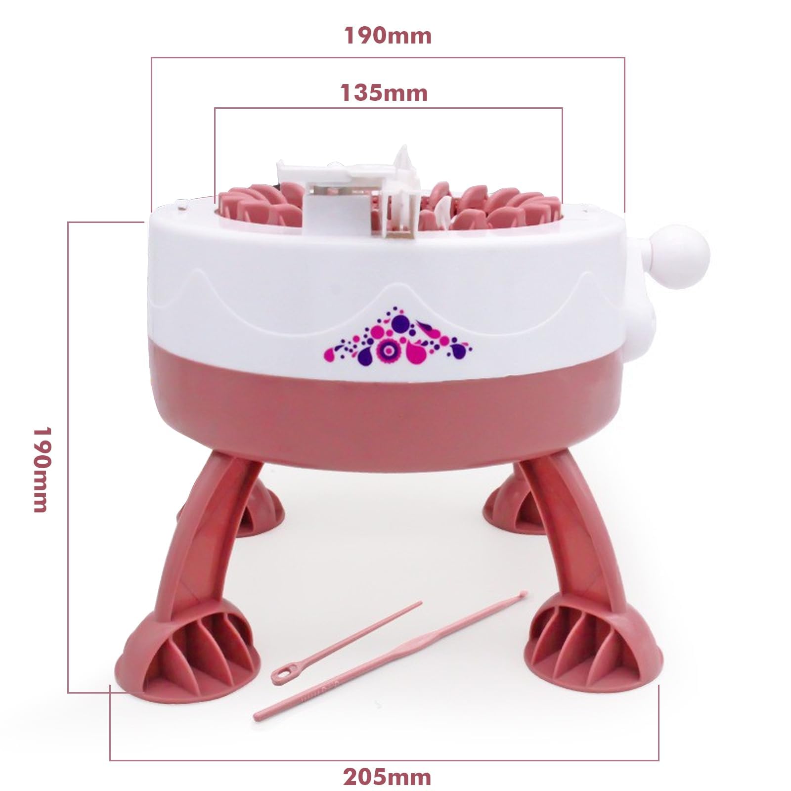 mumisuto Machine à Tricoter, 22 Aiguilles Tisser Rond, Métier À Tisser Intelligent, Rond Intelligent Machines à Tisser à Tricoter Bricolage Kit De MéTier à Tisser Pour Adultes Et Enfants