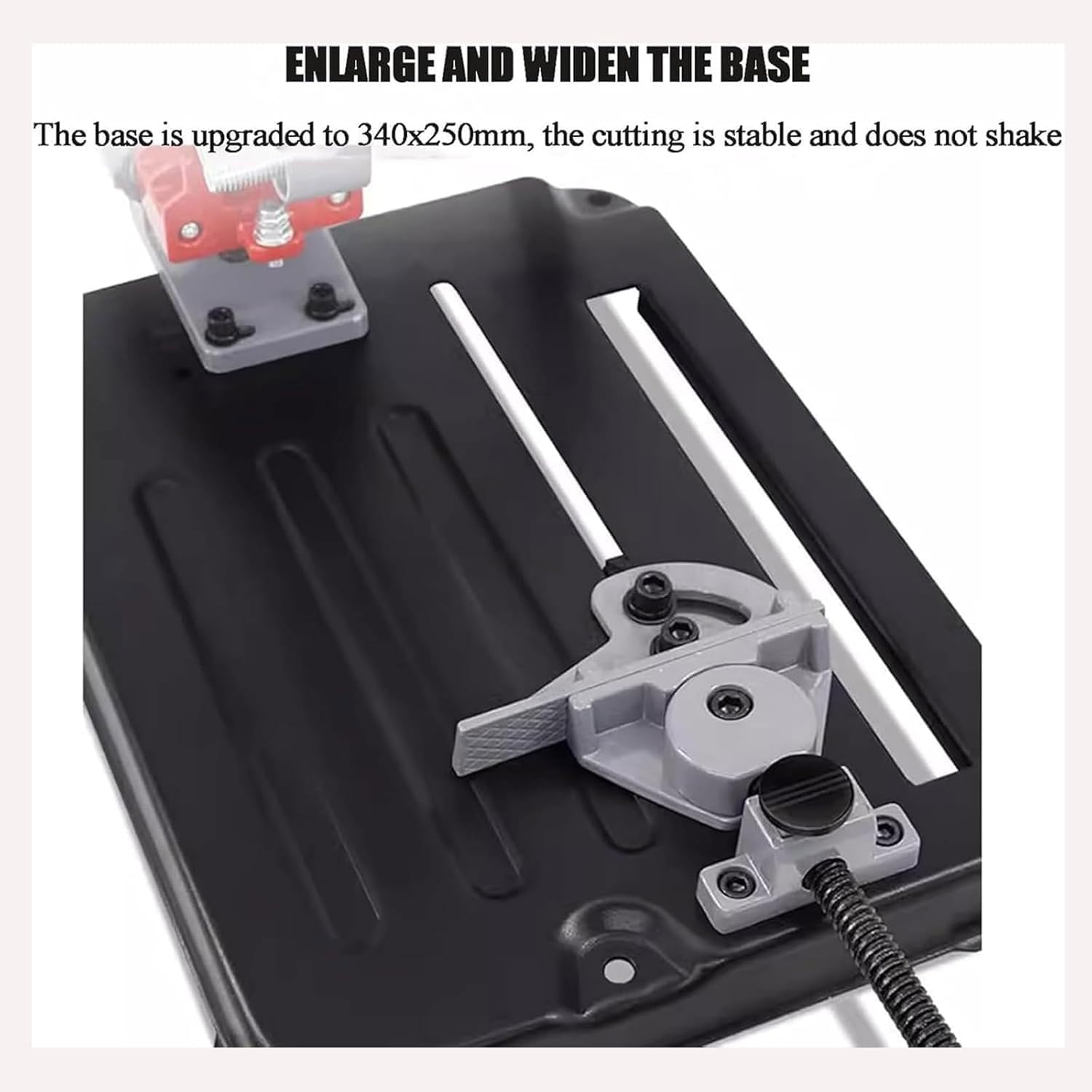 Aluminum alloy angle grinder stand, pull rod angle grinder stand, with wood and metal cutting parts, 45° angle, angle grinder accessories