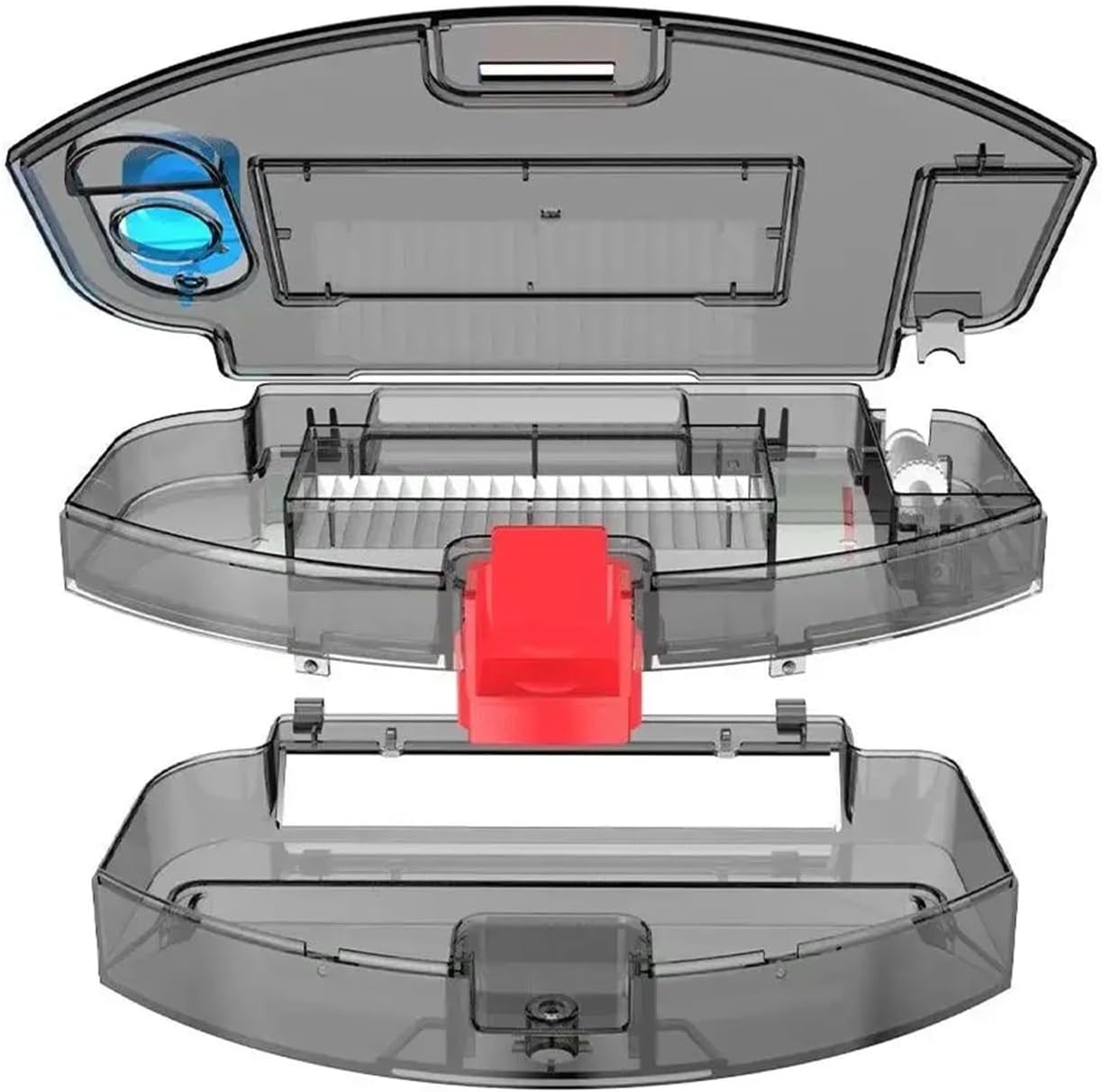 Robot Dustbin Dust Box,Compatible for Lefant, M1 U180 OKP K8 Robot Vacuum Cleaner Spare Parts Replacement Accessories