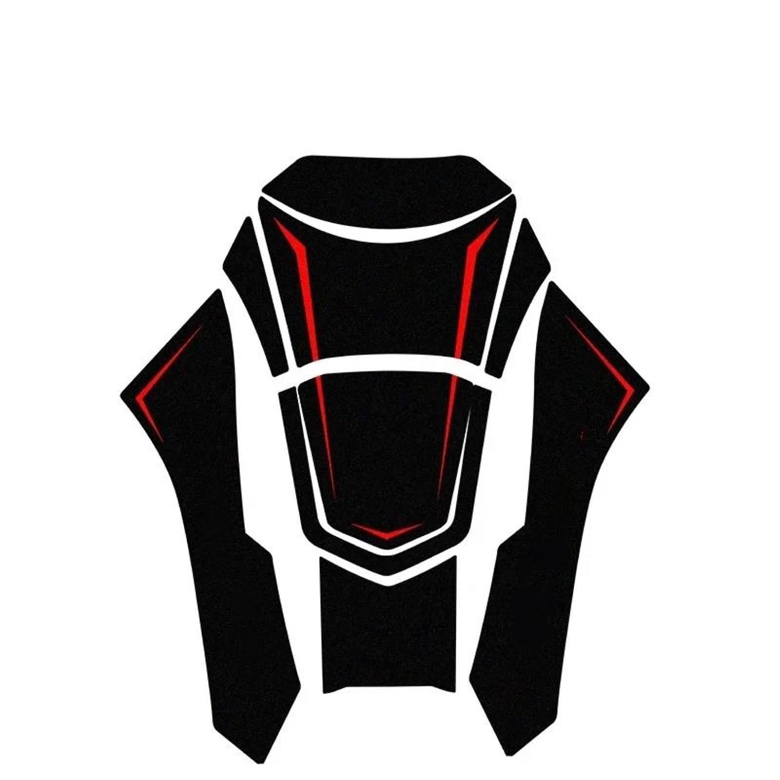Motorcycle Body Fairing Decal Tank Pads Gas Knee Grip Traction Sticker Accessories for PCX160 Streetfighter(Color4)