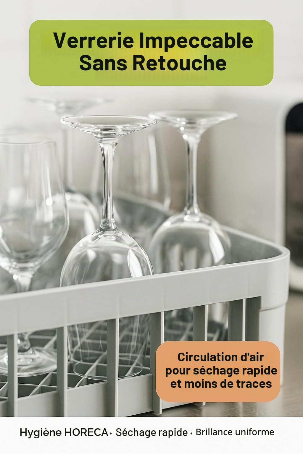 CubetasGastronorm - Casier de lavage pour verres (40 X 40 cm) CLV-40-6345337