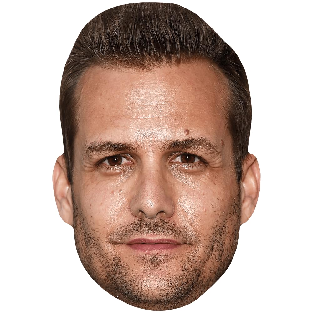 Gabriel Macht (Stubble) Celebrity Mask, Flat Card Face, Fancy Dress Mask