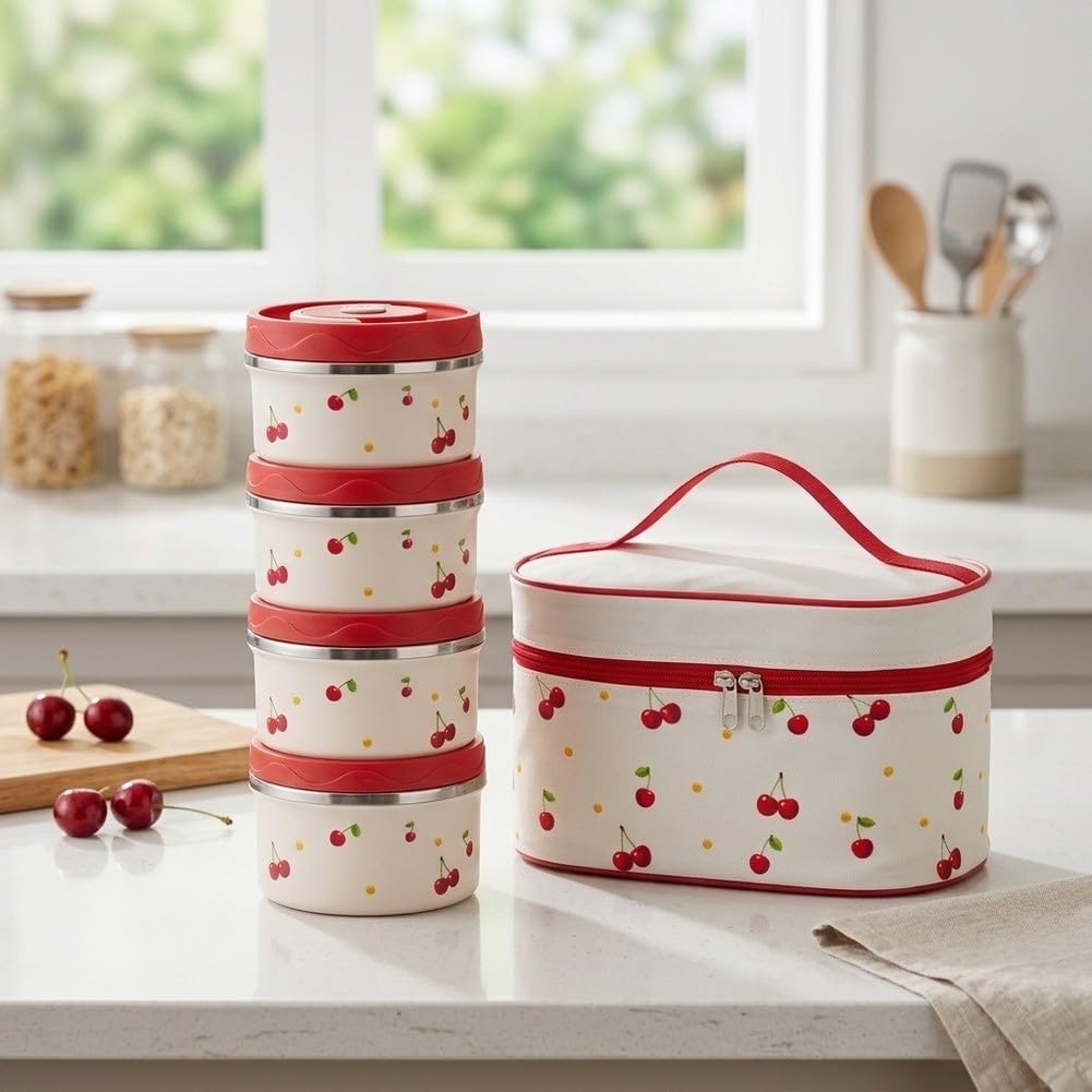 Juego Fiambreras para acero 304 600ml Sin BPA Reutilizables Juego