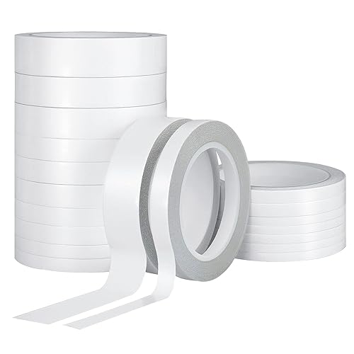 Cinta adhesiva de doble cara para manualidades, regalos, arte, fotografía, álbumes de recortes, lágrimas a mano, respaldo de papel, 19 rollos disponible en Yaxa Colombia