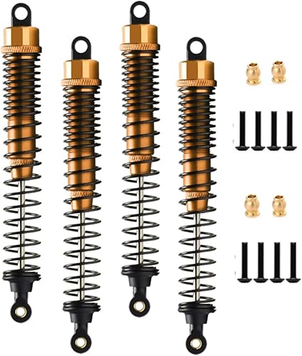 Miniatura 9 de Amortiguador de choque RC 5.118 in ajustable para coche RC 1/10 camión sobre orugas HPI HSP Losi Axial Tamiya Redcat pieza de actualización 4