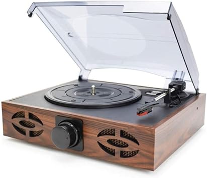 Vinyl Player Vintage,Record Player Turntable Wireless Portable Lp Phonograph with Built in Stereo Speakers Belt-Drive Turntable Record Player with Speakers Gramophone