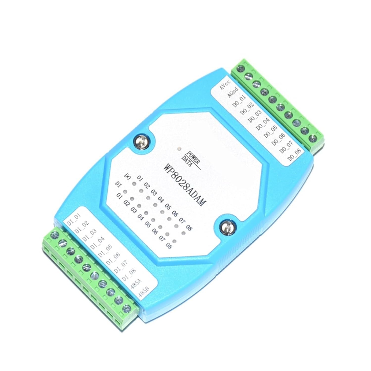 1Pc Digital Input and Output Module Isolated 8DI/8DO RS485 MODBUS RTU WP8028ADAM NPN