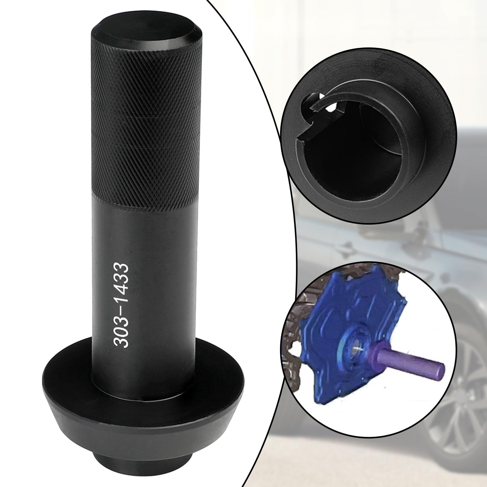Front Seal Aligner Strumento Montaggio Sigillo Frontale Paraolio Acciaio Funzione Antiscivolo Ricambio Meccanico Adatto per Auto Officina