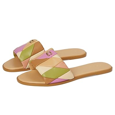 COACH Holly Quilted Patchwork Leather Sandals Women