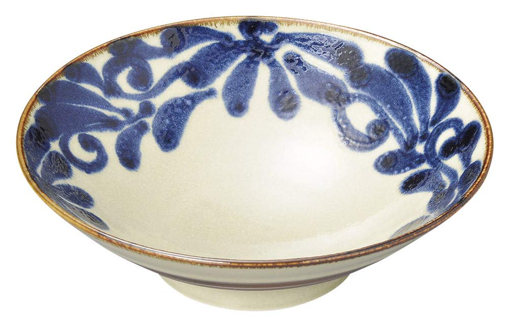 Amazon.co.jp: 南風8.0麺鉢 [ 24.5 x 7.5cm 844g ] [ 麺鉢 ] | 蕎麦屋