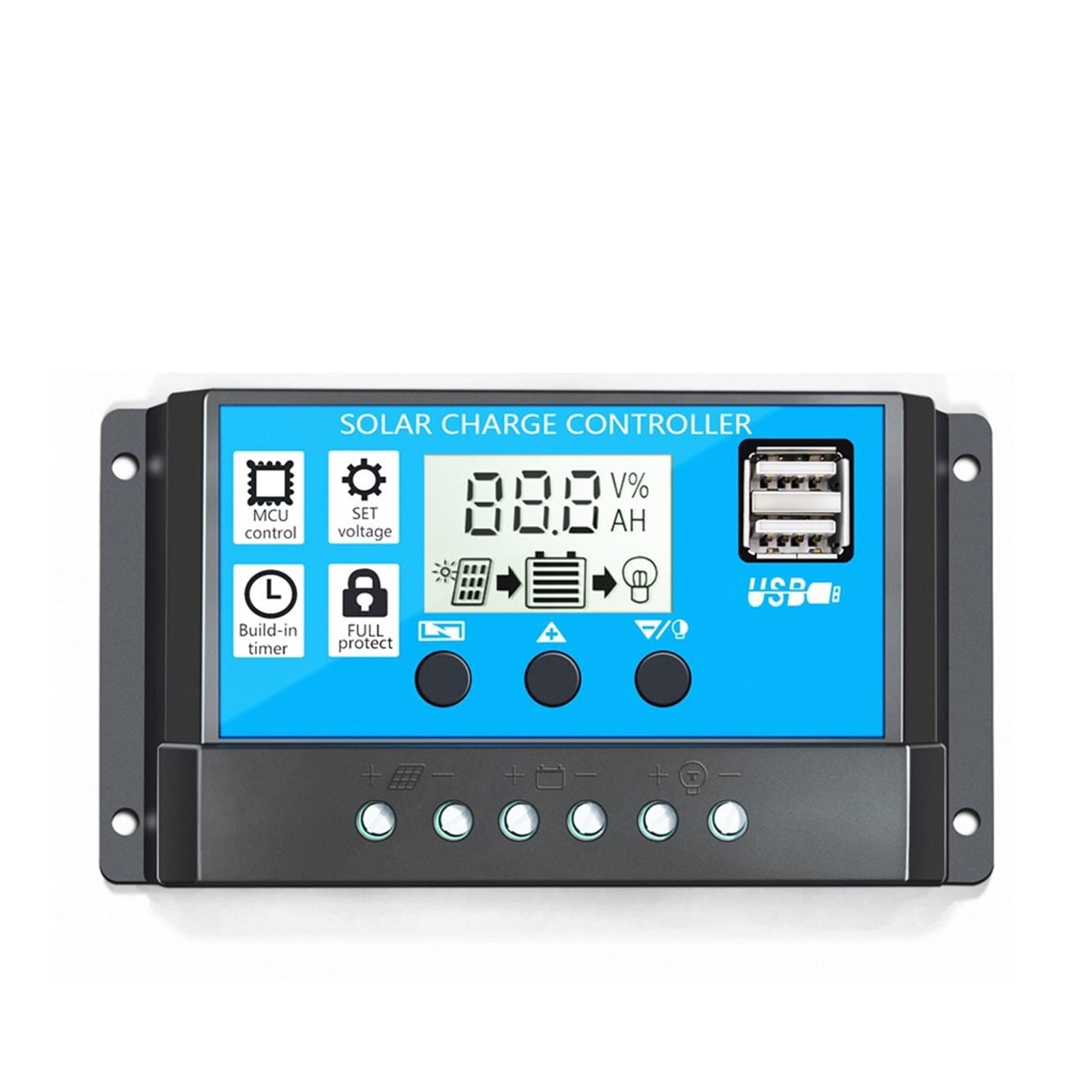 LNHHG 30A 60A 12V/24V Street Lighting Charge And Discharge Solar Controller(RBL-60A)