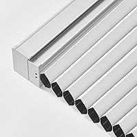 Vista 3 de Keego Persianas celulares opacas sin cordones con diseño de panal de abeja de 9/16 pulgadas, de una sola celda y aislamiento térmico para ventanas