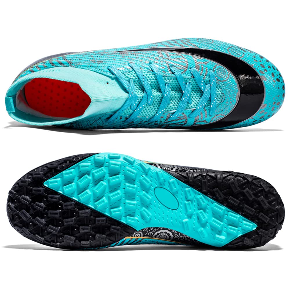 VTASQ Scarpe da Calcio Uomo All'aperto Sportivo Erba Tacchetti Teenager Adulto Training Alte Scarpe da Calcetto Spike Professionale Scarpe da Allenamento Unisex