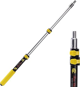 Bates- Paint Roller Extension Pole, 3 Ft, Aluminum Alloy | Telescopic Extension Pole, Sturdy Multi-Purpose Extension Pole with Flip-Lock Design for Painting, Dusting and Cleaning